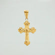 Dije Cruz Cristo 1.9 g / 4.1 cm Oro Amarillo 18K