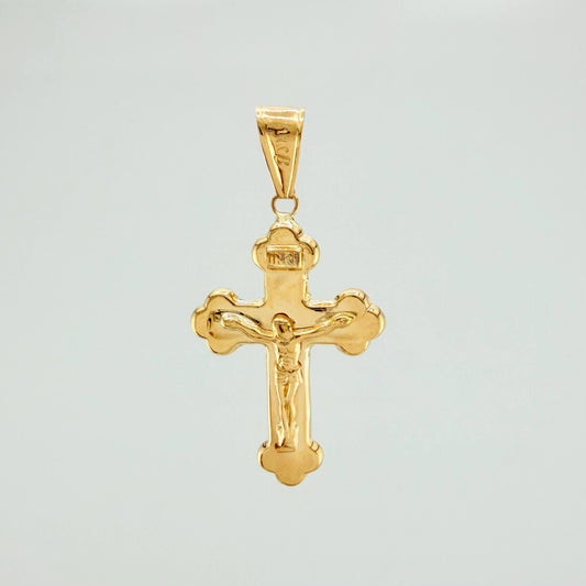 Dije Cruz Cristo 1.9 g / 4.1 cm Oro Amarillo 18K