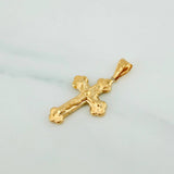 Dije Cruz Cristo 1.9 g / 4.1 cm Oro Amarillo 18K