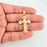 Dije Cruz Cristo 1.9 g / 4.1 cm Oro Amarillo 18K