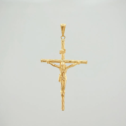 Dije Cruz Cristo 1.95 g / 5.9 cm Oro Amarillo 18K