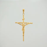 Dije Cruz Cristo 1.9 g / 6.1 cm Oro Amarillo 18K