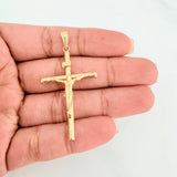 Dije Cruz Cristo 1.85 g / 5.1 cm Oro Amarillo 18K