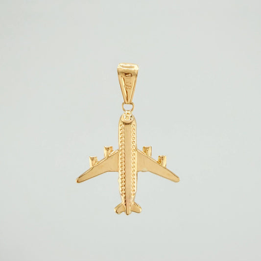 Dije Avion 1.75 g / 3.7 cm Oro Amarillo 18K
