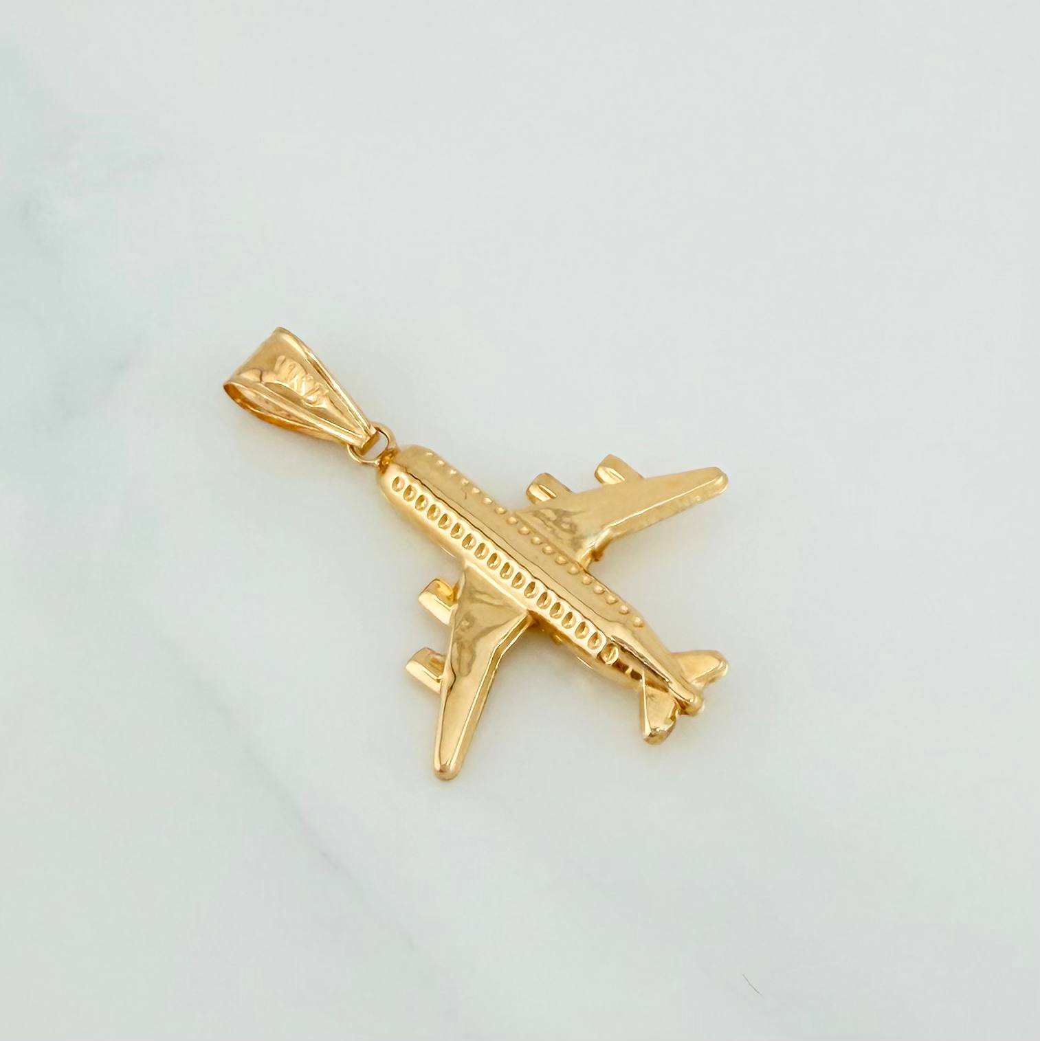 Dije Avion 1.7g / 4cm Oro Amarillo 18K
