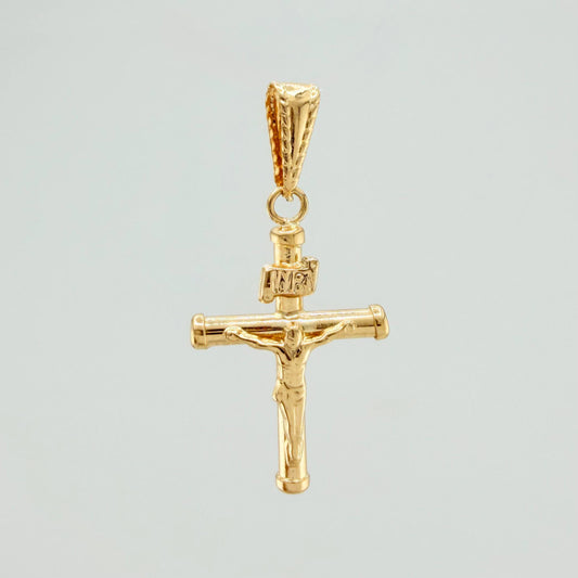 Dije Cruz Cristo 1.1 g / 3.1 cm Oro Amarillo 18K