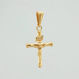 Dije Cruz Cristo 1.1 g / 3.1 cm Oro Amarillo 18K