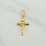 Dije Cruz Cristo 1.1 g / 3.1 cm Oro Amarillo 18K