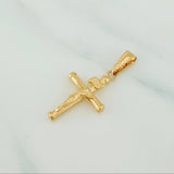 Dije Cruz Cristo 1.1 g / 3.1 cm Oro Amarillo 18K