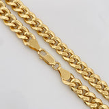 Cadena Cubana 13.65g / 60cm / 6.8mm Oro Amarillo 18K