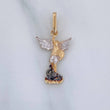 Dije San Miguel Arcangel 0.95 g / 2.4 cm Tres Oros 18K