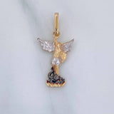 Dije San Miguel Arcangel 0.95 g / 2.4 cm Tres Oros 18K