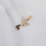 Dije San Miguel Arcangel 0.95 g / 2.4 cm Tres Oros 18K