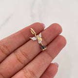 Dije San Miguel Arcangel 0.95 g / 2.4 cm Tres Oros 18K
