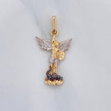 Dije San Miguel Arcangel 1.7 g / 2.7 cm Tres Oros 18K