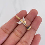 Dije San Miguel Arcangel 1.7 g / 2.7 cm Tres Oros 18K