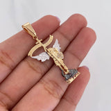 Dije San Miguel Arcangel 2.3 g / 4.1 cm Tres Oros 18K