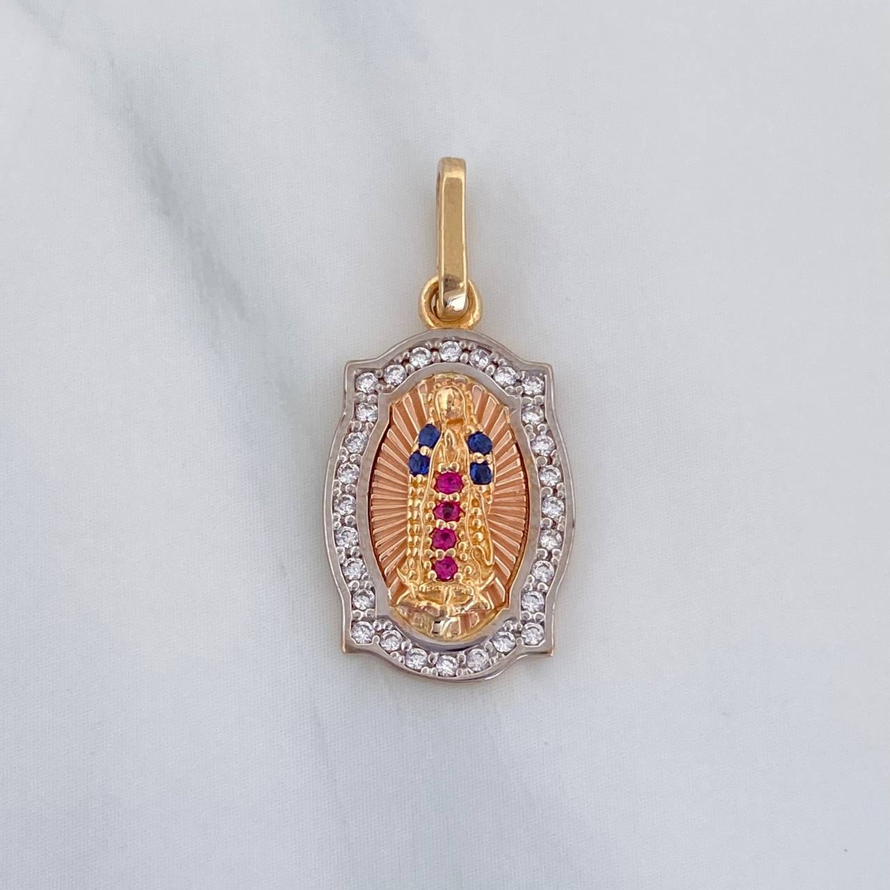 Dije Virgen Guadalupe 2.15 g / 2.4 cm Tres Oros 18K