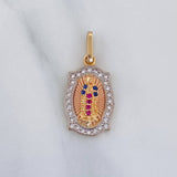 Dije Virgen Guadalupe 2.15 g / 2.4 cm Tres Oros 18K