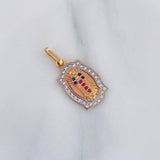 Dije Virgen Guadalupe 2.15 g / 2.4 cm Tres Oros 18K