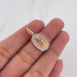 Dije Virgen Guadalupe 2.15 g / 2.4 cm Tres Oros 18K