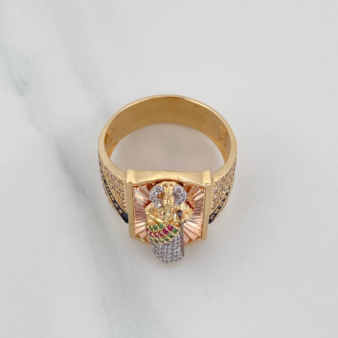 Anillo San Judas 10.95 g / T11 Tres Oros 18K