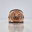 Anillo San Migel Arcangel 10.2 g / T10 3/4 Tres Oros 18K