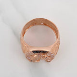 Anillo Herradura Caballo 7.05 g / T11 Oro Rosa 18K