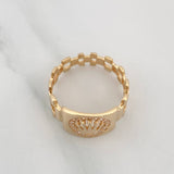 Anillo Correa Corona 3.4 g / T8 1/2 Oro Amarillo 18K