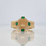 Anillo Correa Corona 4.85 g / T10 1/2 Oro Amarillo 18K