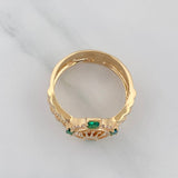 Anillo Correa Corona 4.85 g / T10 1/2 Oro Amarillo 18K