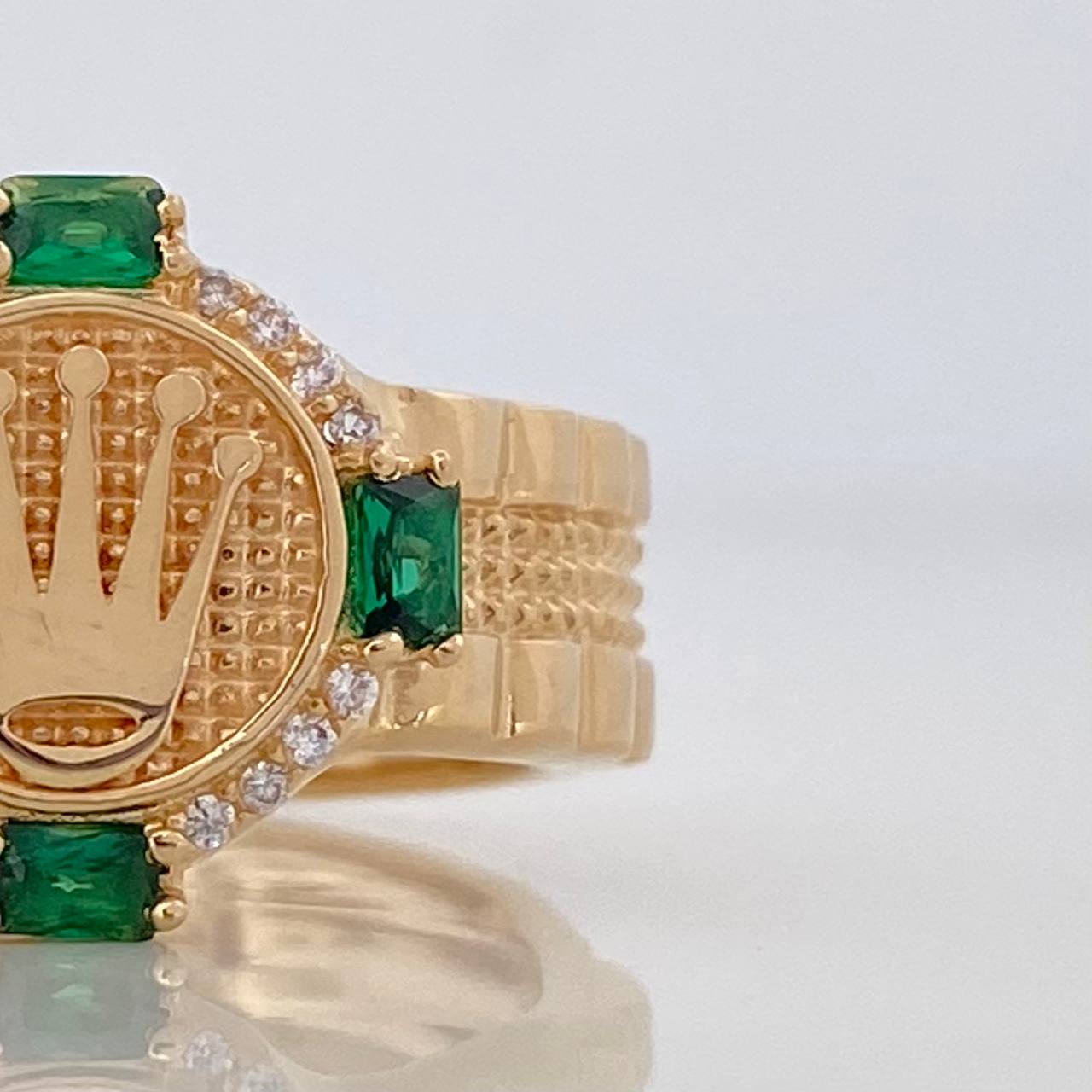 Anillo Correa Corona 4.85 g / T10 1/2 Oro Amarillo 18K
