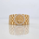 Anillo Correa Corona 4 g / T8 Oro Amarillo 18K