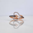 Anillo Corazon Flechado 2.75 g / T7 Tres Oros 18K