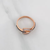 Anillo Corazon Flechado 2.75 g / T7 Tres Oros 18K