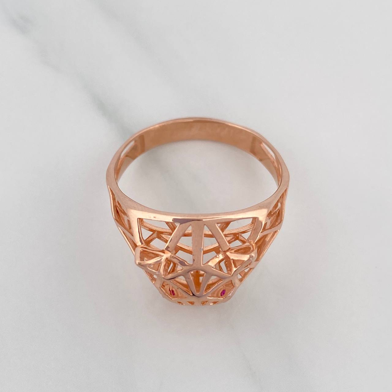 Anillo Pantera 4 g / T10 Oro Rosa 18K