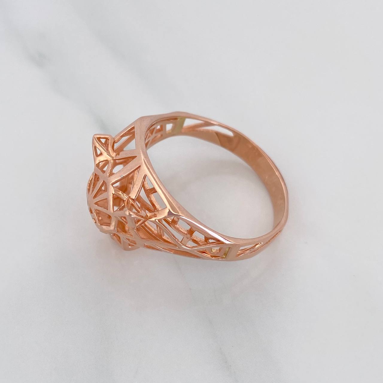 Anillo Pantera 4 g / T10 Oro Rosa 18K