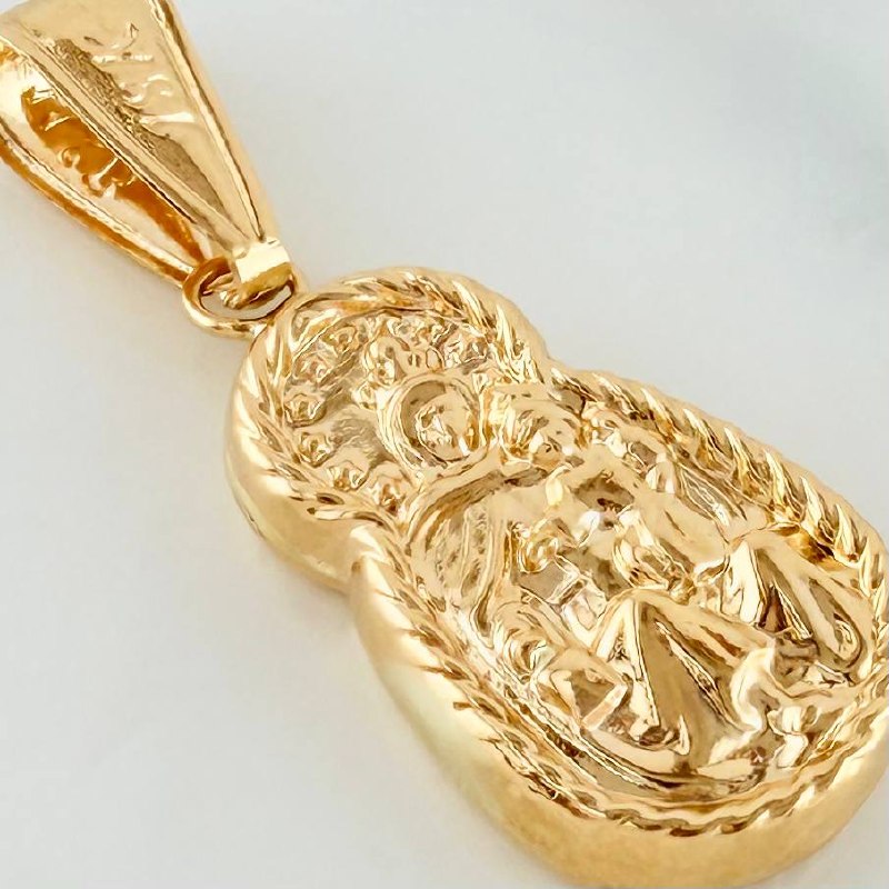 Dije Virgen Del Carmen 1.15 g / 3 cm Oro Amarillo 18K
