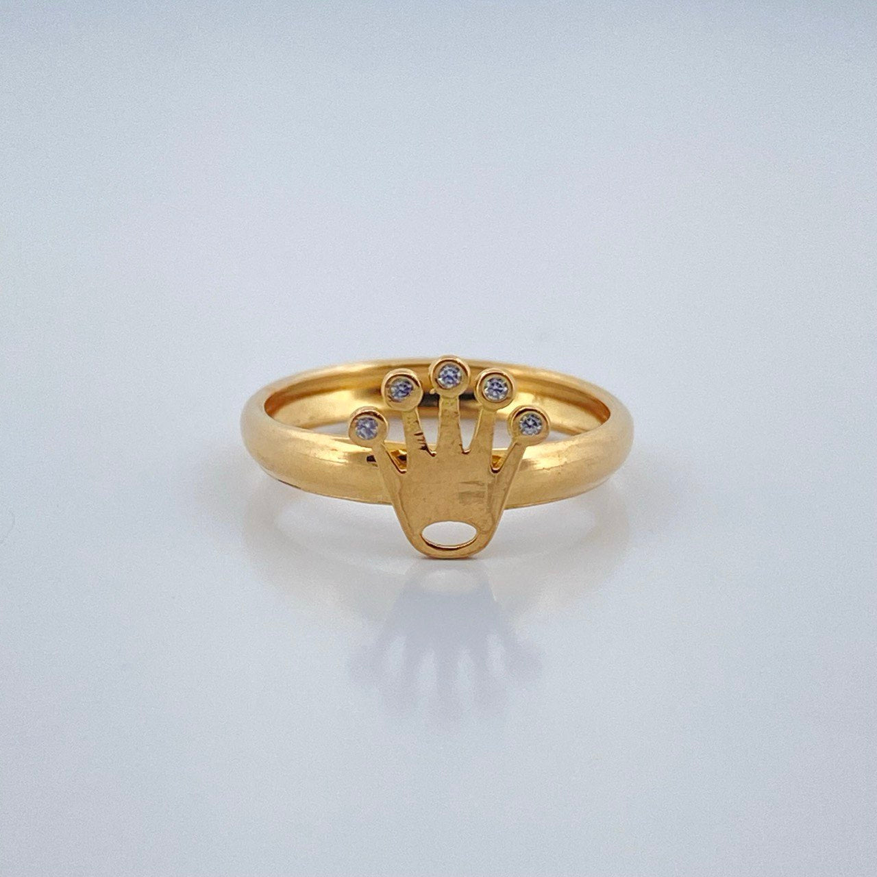 Anillo Corona RX 1.05gr / T5 1/2 / Oro Amarillo 18K %
