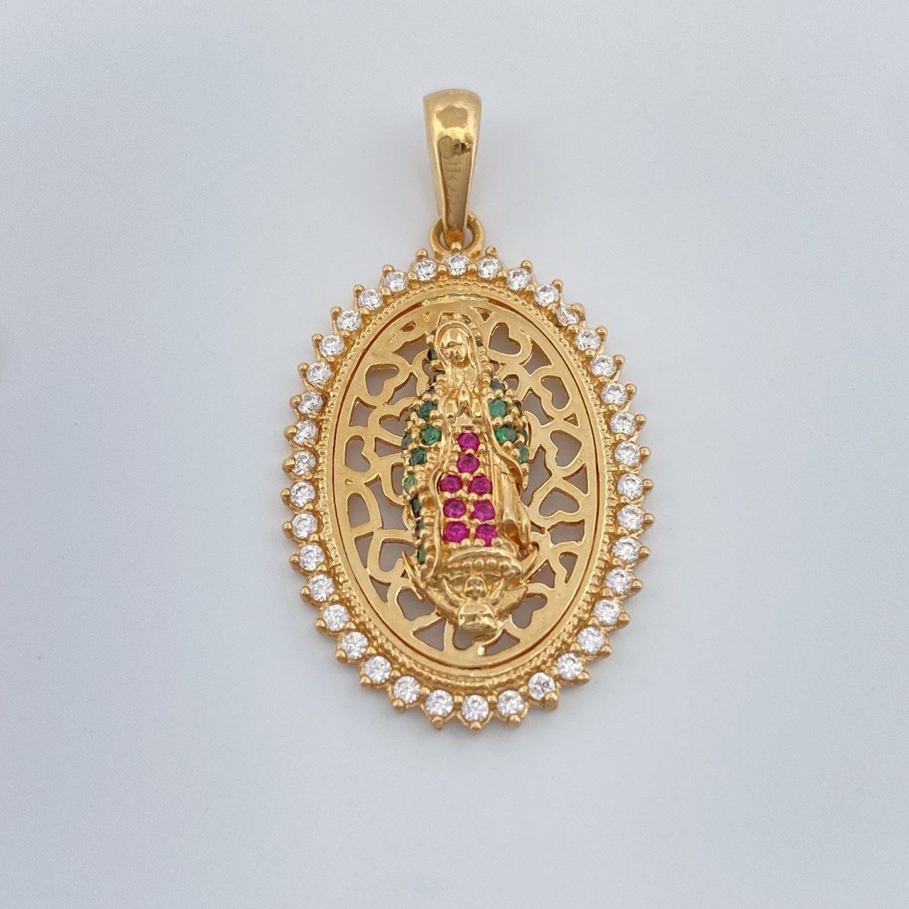 Dije Virgen Guadalupe 4.35gr / 3.4cm / Oro Amarillo 18K %