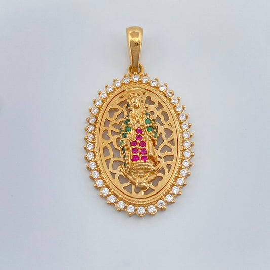 Dije Virgen Guadalupe 4.35gr / 3.4cm / Oro Amarillo 18K %