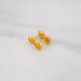 Topos Corazon 0.7g / 7mm Oro Amarillo 18K