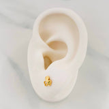 Topos Corazones 0.75g / 6.22mm Oro Amarillo 18K