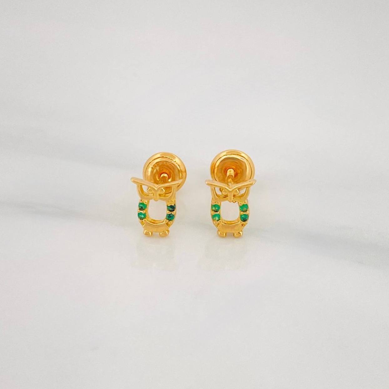Topos Buho 1.05g / 4.42mm Oro Amarillo 18K