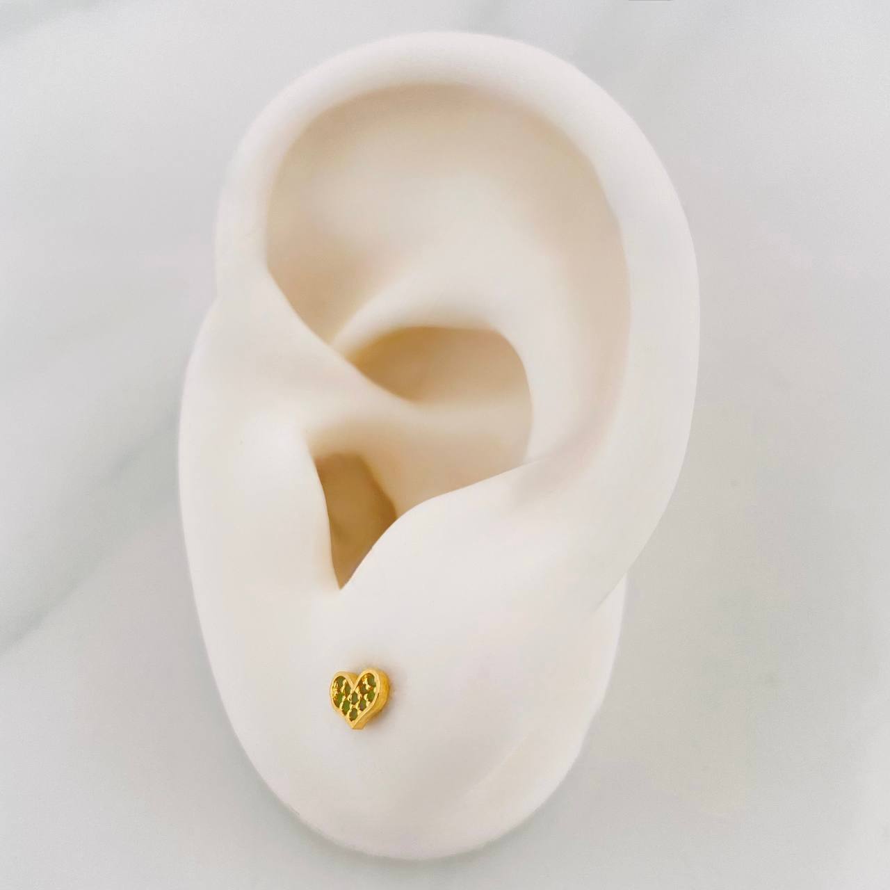Topos Corazon 0.55g / 5.75mm Oro Amarillo 18K