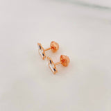 Topos Huellas 0.75g / 8.77mm Oro Rosa 18K