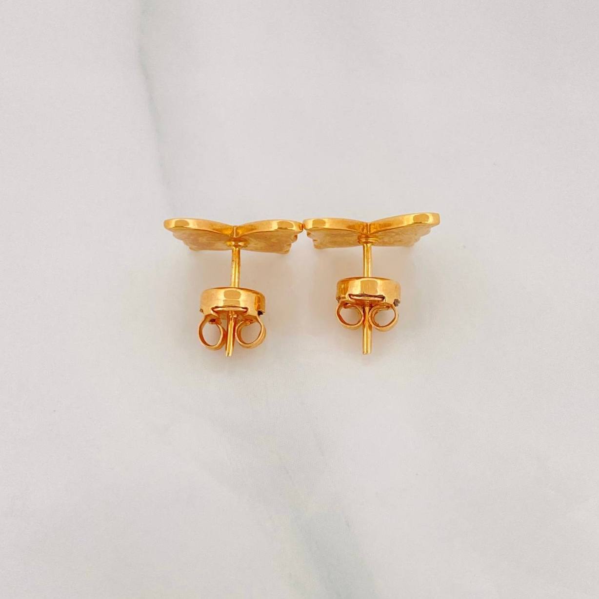 Topos Mariposa 2.25g / 9.67mm Oro Amarillo 18K