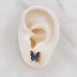 Topos Mariposa 2.25g / 9.67mm Oro Amarillo 18K