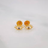 Topos Ojo Mistico 0.7g / 8.41mm Oro Amarillo 18K