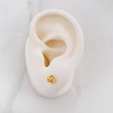 Topos Ojo Mistico 0.7g / 8.41mm Oro Amarillo 18K